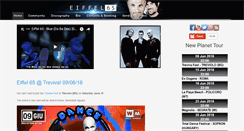 Desktop Screenshot of eiffel65.com