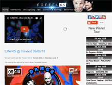 Tablet Screenshot of eiffel65.com